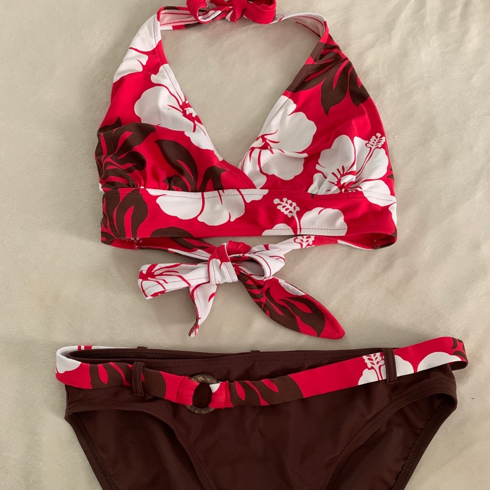 Beach Diva Halter bikini swim 2 piece set